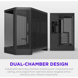 NZXT H6 RGB+ ( 2026 ) Tout Noir boîtier midi tower Noir | 2x USB-A | 1x USB-C | RGB | Verre trempé