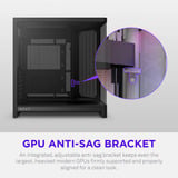 NZXT H6 RGB+ ( 2026 ) Tout Noir boîtier midi tower Noir | 2x USB-A | 1x USB-C | RGB | Verre trempé