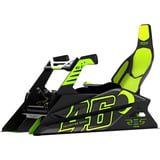 Res-Tech CK GT 02 0R RTE GT COCKPIT RED MATT, Simulateur de course Noir/néon vert