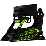 Res-Tech CK GT 02 0R RTE GT COCKPIT RED MATT, Simulateur de course Noir/néon vert