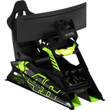 Res-Tech CK GT 02 0R RTE GT COCKPIT RED MATT, Simulateur de course Noir/néon vert