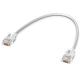 Ubiquiti UniFi Etherlighting Patch Cable, Câble Blanc/transparent, 24 pièces, 15 cm, Cat6