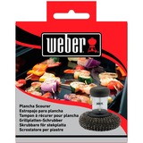 Weber Éponge métallique pour plancha, Grill, brosse de nettoyage Noir