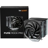 be quiet! Pure Rock Pro 3 Refroidisseur CPU Noir, socket Intel et AMD, Refroidisseur d'air, 12 cm, 2000 tr/min, 101,2 m³/h, Argent