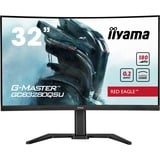 iiyama G-Master Red Eagle GCB3280QSU-B2 31.5" Moniteur gaming incurvé  Noir, 180 Hz, HDMI, DisplayPort, USB, Audio, Adaptive Sync
