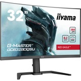 iiyama G-Master Red Eagle GCB3280QSU-B2 31.5" Moniteur gaming incurvé  Noir, 180 Hz, HDMI, DisplayPort, USB, Audio, Adaptive Sync