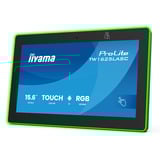 iiyama TW1625LASC-B3PNR 15.6" Moniteur tactile  Noir (Mat), Audio, USB, LAN, Wi-Fi, écran tactile, webcam, Android