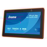 iiyama TW1625LASC-B3PNR, Affichage public Noir (Mat), Audio, USB, LAN, Wi-Fi, écran tactile, webcam, Android