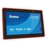 iiyama TW1625LASC-B3PNR écrans d’affichage de salle de réunion 39,6 cm (15.6") 1920 x 1080 pixels LED 802.11a, 802.11b, 802.11g, Wi-Fi 4 (802.11n), Wi-Fi 5 (802.11ac), Wi-Fi 6 (802.11ax) Noir Bluetooth Moniteur tactile  Noir (Mat), 39,6 cm (15.6"), 1920 x 1080 pixels, LED, 0,1792 x 0,1792 mm, 20 ms, 450 cd/m²