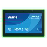 iiyama TW1625LASC-B3PNR écrans d’affichage de salle de réunion 39,6 cm (15.6") 1920 x 1080 pixels LED 802.11a, 802.11b, 802.11g, Wi-Fi 4 (802.11n), Wi-Fi 5 (802.11ac), Wi-Fi 6 (802.11ax) Noir Bluetooth Moniteur tactile  Noir (Mat), 39,6 cm (15.6"), 1920 x 1080 pixels, LED, 0,1792 x 0,1792 mm, 20 ms, 450 cd/m²