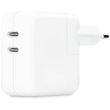 Apple 35W Dual USB-C Power Adapter, Bloc d'alimentation Blanc