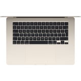 Apple MacBook Air 15" 2025 (MW1J3FN/A) PC portable Beige | M4 | 10-Core GPU | 16 Go | SSD 256 Go