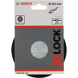 Bosch 2 608 601 712 accessoire pour meuleuse d'angle Assiette-support, Patin de ponçage Assiette-support, Bosch, 11,5 cm, Noir, 13300 tr/min, Plastique