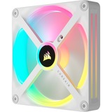 Corsair iCUE LINK QX140 RGo 140mm PWM Fan Expansion Kit, Ventilateur de boîtier Blanc, Connecteur de ventilateur PWM à 4 broches