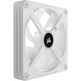 Corsair iCUE LINK QX140 RGo 140mm PWM Fan Expansion Kit, Ventilateur de boîtier Blanc, Connecteur de ventilateur PWM à 4 broches