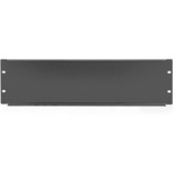 Digitus Plaque de recouvrement pour armoires de 483 mm (19 po), Finition Noir, Noir, 3U, Turquie, 48,3 cm (19"), 483 mm, 12 mm
