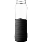 Emsa Bouteille en verre Drink2GO, Gourde Transparent/Noir