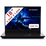 Erazer Beast 18 X1 (MD62730) 18" PC portable gaming  Noir | Core Ultra 9 275HX | RTX 5090 | 32 Go | SSD 2 To | 240 Hz