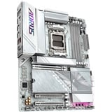 GIGABYTE X870E AORUS ELITE WIFI7 ICE Carte mère - Prend en charge les processeurs AMD Ryzen 9000, VRM numérique 16+2+2 phases, jusqu'à 8200 MHz DDR5 (O.C.), 3x PCIe 5.0 + 1x PCIe 4.0, Wi-Fi 7, LAN 2.5 GbE, USB 4 carte mère socket AM5 Blanc, VRM numérique 16+2+2 phases, jusqu'à 8200 MHz DDR5 (O.C.), 3x PCIe 5.0 + 1x PCIe 4.0, Wi-Fi 7, LAN 2.5 GbE, USB 4, AMD, Emplacement AM5, AMD Ryzen 7000 Series, AMD Ryzen 8000 Series, AMD Ryzen 9000 Series, Emplacement AM5, DDR5-SDRAM, 256 Go