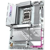 GIGABYTE X870E AORUS ELITE WIFI7 ICE Carte mère - Prend en charge les processeurs AMD Ryzen 9000, VRM numérique 16+2+2 phases, jusqu'à 8200 MHz DDR5 (O.C.), 3x PCIe 5.0 + 1x PCIe 4.0, Wi-Fi 7, LAN 2.5 GbE, USB 4 carte mère socket AM5 Blanc, VRM numérique 16+2+2 phases, jusqu'à 8200 MHz DDR5 (O.C.), 3x PCIe 5.0 + 1x PCIe 4.0, Wi-Fi 7, LAN 2.5 GbE, USB 4, AMD, Emplacement AM5, AMD Ryzen 7000 Series, AMD Ryzen 8000 Series, AMD Ryzen 9000 Series, Emplacement AM5, DDR5-SDRAM, 256 Go