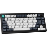 Keychron Q1 Max-M3Z QMK, clavier Noir, Layout BE, Gateron Jupiter Brown, RGB led, 75%, Hot-swappable, Bluetooth, 2.4GHz