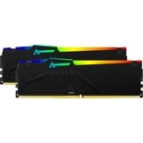 Kingston FURY 32 Go DDR5-5600 Kit, Mémoire vive Noir, KF556C36BBEAK2-32, Beast RGB, XMP, EXPO
