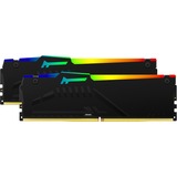 Kingston FURY Beast RGB 32 Go DDR5-5600 (2x 16 Go) mémoire vive Noir, KF556C36BBEAK2-32, XMP 3.0, EXPO
