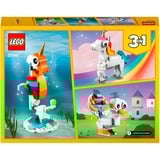 LEGO Creator 3-en-1 - Licorne magique, Jouets de construction 31140