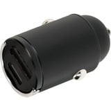 Mobiparts Double chargeur de voiture Noir