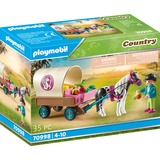 PLAYMOBIL Country - Carriole avec enfant et poney, Jouets de construction 70998