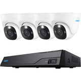 Reolink NVS8-12MD4, 12 MP PoE intelligent, Caméra de surveillance 4 pièces, 12 MP, PoE, 2 To