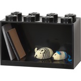 Room Copenhagen Étagère en briques LEGO, 8 plots Noir