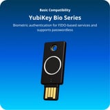 Yubico YubiKey Bio - FIDO Edition, Clé de sécurité Noir