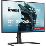 iiyama G-Master Red Eagle GB2771HSU-B1 27" Moniteur gaming Noir, 1x DisplayPort, 2x HDMI, 1x USB-C, 1x USB-A, 240 Hz