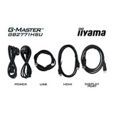 iiyama G-Master Red Eagle GB2771HSU-B1 27" Moniteur gaming  Noir, 240 Hz, HDMI, DisplayPort, audio, USB-C, NVIDIA G-Sync