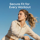 Anker Soundcore AeroFit 2 open-ear headset casque oreille ouverte Noir, Bluetooth 5.4, IP55, 10h