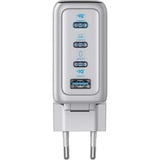 Anker Zolo Wall Charger 140W, Chargeur Argent, 3x USB-C, 1x USB-A, 140W