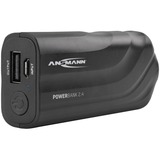 Ansmann 1700-0086 banque d'alimentation électrique Lithium-Ion (Li-Ion) 2200 mAh Noir, Batterie portable Noir, Noir, Mobile/smartphone, Smartwatch, Tablette, Lithium-Ion (Li-Ion), 2200 mAh, CC, USB, 3,7 V