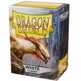 Asmodee Dragon Shield Classic - White, Étui de protection Blanc, 100 pièces