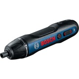 Bosch GO Professional 360 tr/min Noir, Bleu, Tournevis Bleu/Noir, Tournevis électrique, Poignée droite, 1/4", Noir, Bleu, 360 tr/min, 2,5 N·m