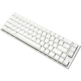 Ducky One 3 SF White, clavier gaming Blanc/Argent, Layout BE, Cherry MX Red Silent, LED RGB, 65%, ABS