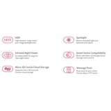 Foscam SD8P, PTZ WiFi bi-bande 4K/8MP, Caméra de surveillance Noir