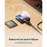 ICY BOX IB-1601MP-CU31, Boîtier disque dur Noir