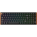 Keychron K4 HE-F1Z Wireless, clavier Noir/bois, Layout BE, Gateron Double-Rail Magnetic Nebula