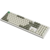 Keychron Q6 Max-P4Z QMK RGB clavier mécanique Blanc, Layout BE (AZERTY), Gateron Jupiter Banana, 100%, Hot-swappable, Bluetooth, 2.4GHz