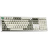 Keychron Q6 Max-P4Z QMK, clavier Blanc, Layout BE, Gateron Jupiter Banana, RGB led, Hot-swappable, Bluetooth, 2.4GHz