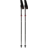 Komperdell Carbon FXP.4 Trail Ultralight Compact, Sports et jeux Noir/Rouge, noir/rouge, 1 paire, 105-125 cm