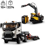 LEGO Technic - Camion Volvo FMX et pelleteuse électrique EC230, Jouets de construction 42175