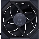 Lian Li UNI FAN TL 140 LCD Reverse Blade ventilateur de boîtier RGB  Noir, 140 x 144 x 28 mm