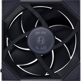Lian Li UNI FAN TL-LCD140 Reverse Black Single Pack, Ventilateur de boîtier Noir